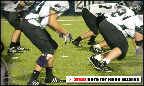 lightweight football knee guards for injury protection
