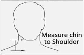 Neck measurement for cervical collars