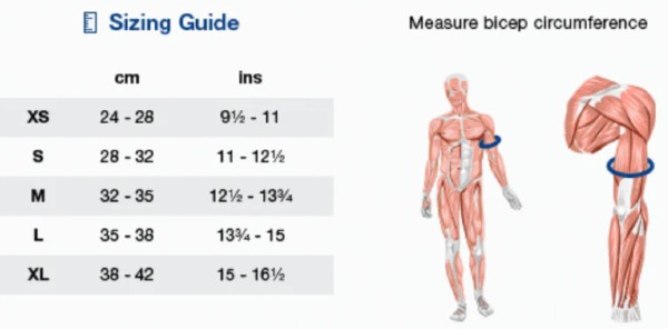 ottobock acro comfort shoulder sizing