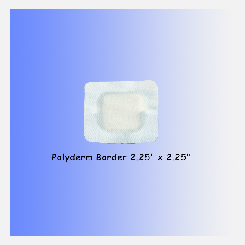 Polyderm Border 2.25" x 2.25" (Case of 50) 46-915