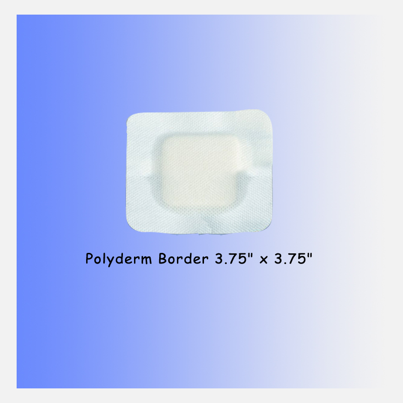 Polyderm Border 3.75" x 3.75" (Case of 50) 46-916