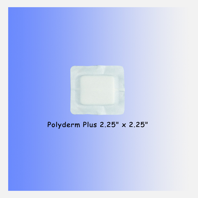 Polyderm Plus 2.25" x 2.25" (Case of 50) 46-925