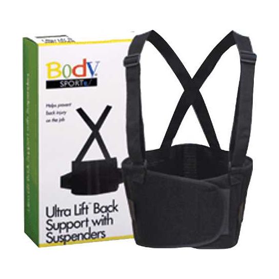 BodySport Ultra Lift Industrial Back Support with Suspenders
