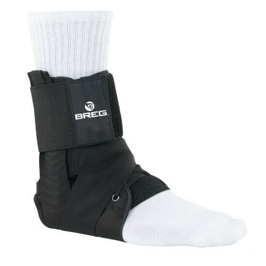 Breg Lace Up Ankle Brace with Tibil Strap