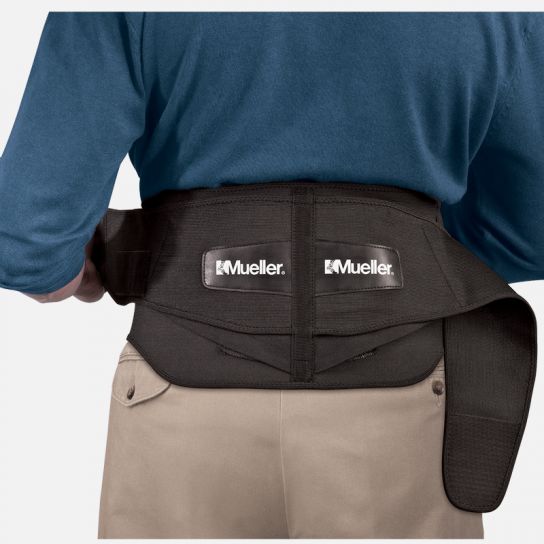 MUELLER Lumbar Back Brace With Removable Pad DMEDirect