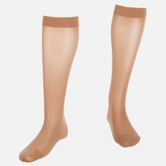 Assure By Medi 15-20 mmHg Calf High Closed Toe Compression Stockings, Petite