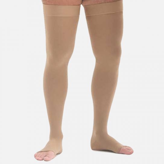 Medi Comfort 1520 mmHg Open Toe Thigh High Compression Stockings w