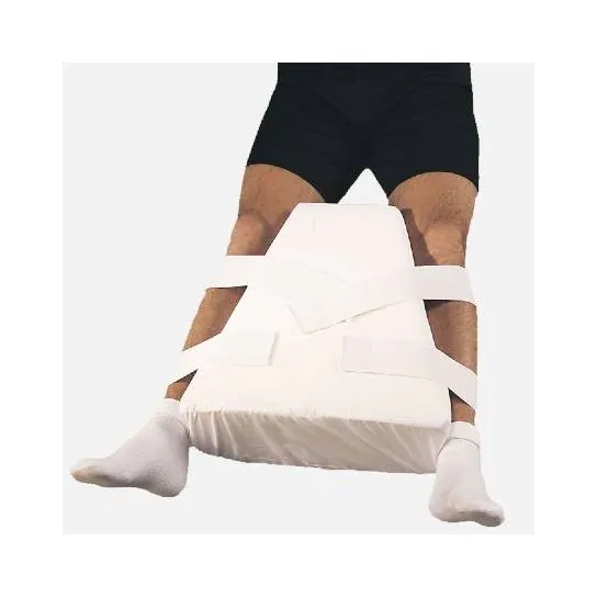 Post-surgical hip abduction pillows