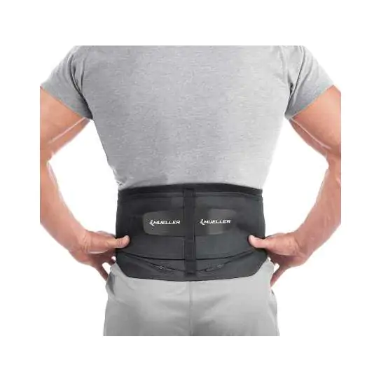 Lumbar Support Back Brace with Removable Pad