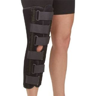 DeRoyal Sized Black Foam Knee Immobilizer