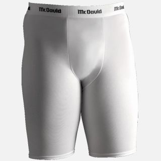 White Compression Shorts