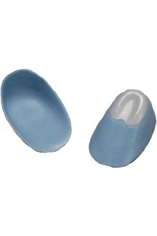 DeRoyal Grey Spot Heel Cups