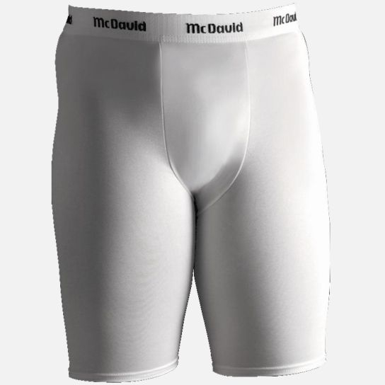 White Compression Shorts