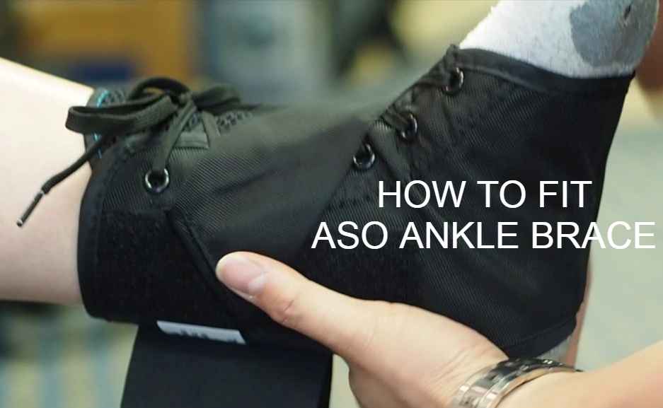 How To Put On ASO Ankle Brace DMEDirect