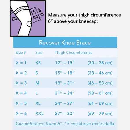 Breg Recover Knee Brace, Long