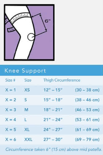 breg knee support sleeve