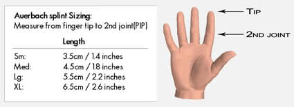 Hely Weber Auerbach Mallet Finger Splint #600