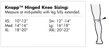 Hely Weber NoSwet Knapp Hinged Knee Brace/Orthosis