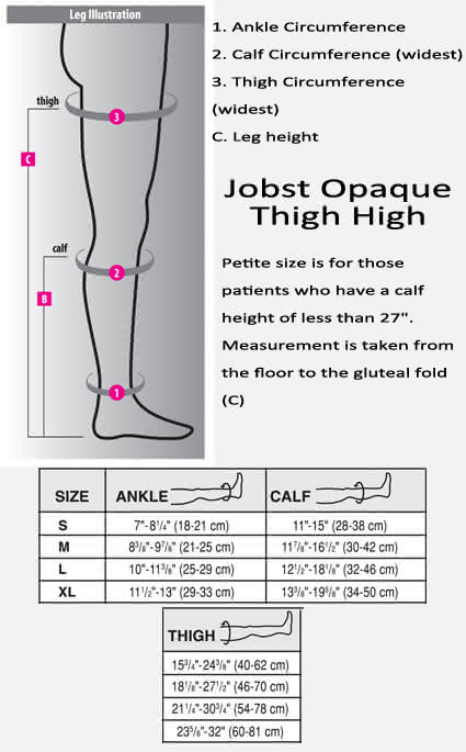 Jobst Opaque Thigh High