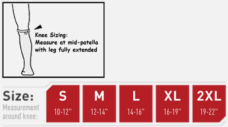 Mcdavid Hexpad Leg Sleeve Size Chart