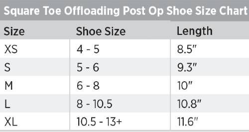 Breg Square Toe Offloading Post Op Shoe