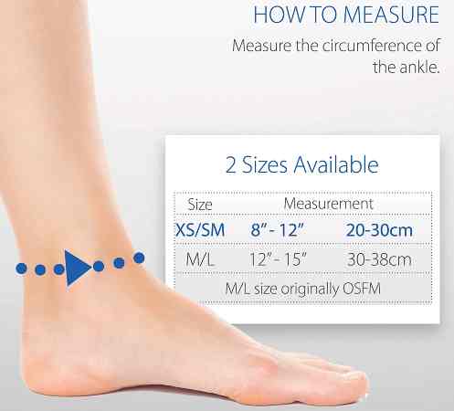 Footflexor ankle foot orthosis sizing