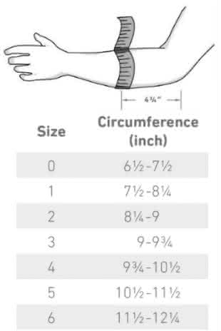 Bauerfeind Size Chart