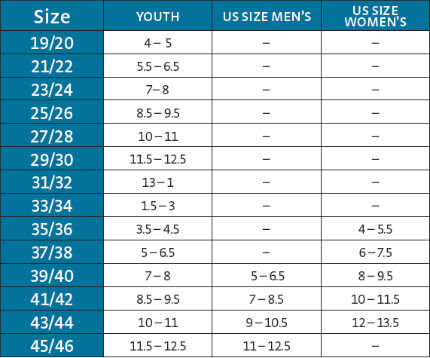 Medi Foot Supports Insole Junior sizing