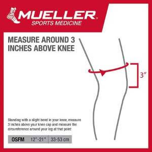 Mueller Adjustable Hinged Knee Brace sizing