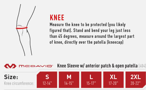  McDavid Deluxe Knee Support, Open Patella 404